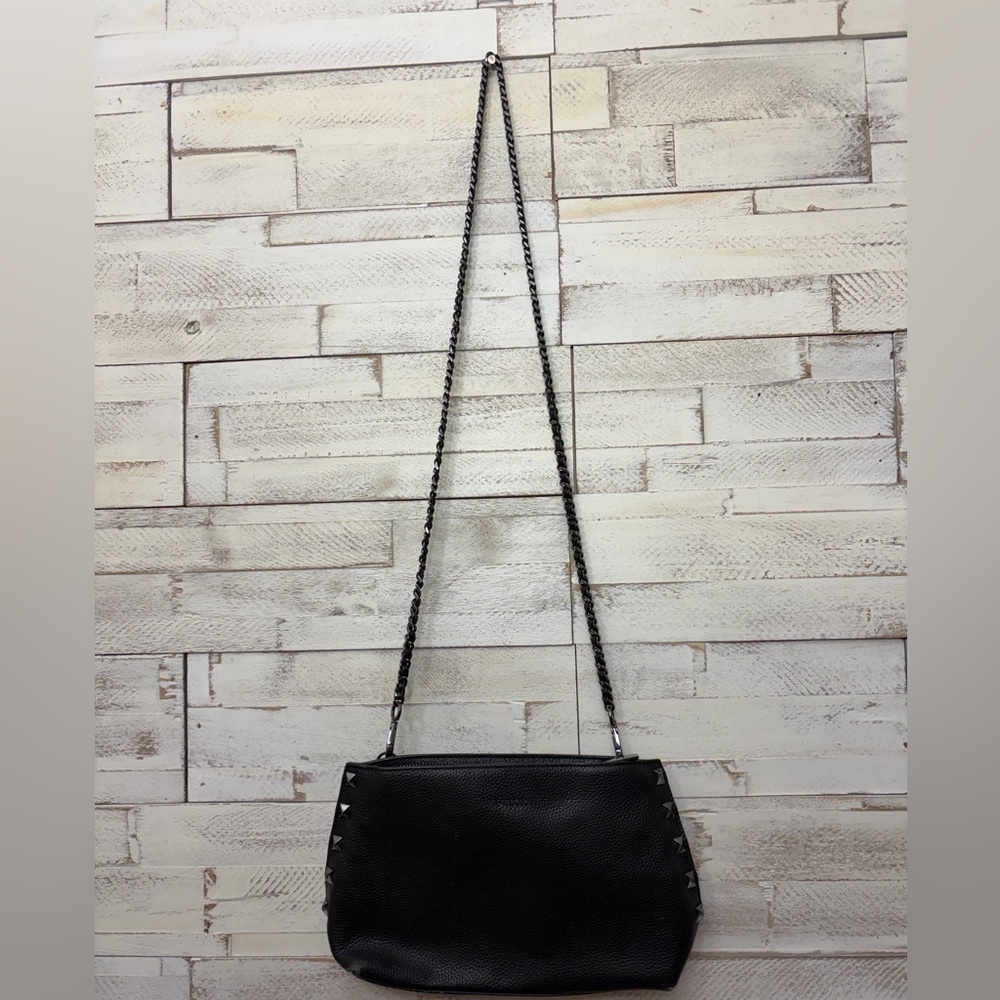 Ted Baker‎ Black Leather Purse Studded With Chain